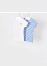 Μayoral Παιδικό Σετ 2 Μπλούζες Κοντομάνικες για Κορίτσι Μπλε  22-03042-050 - Image 3