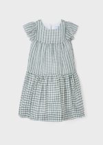 Mayoral Παιδικό Φόρεμα καρό για κορίτσι Πράσινο 22-06966-080 - Image 2