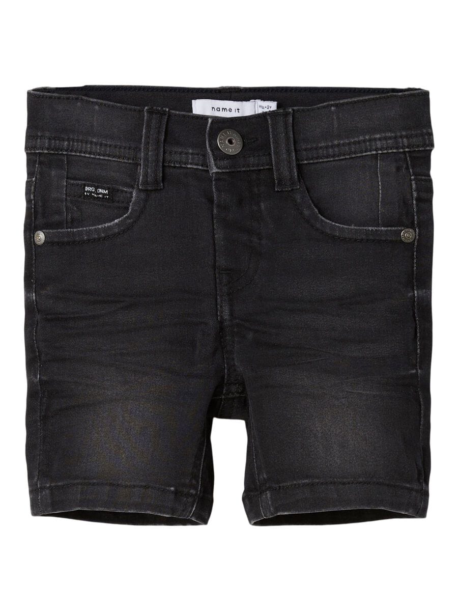13198526_DarkGreyDenim_001 Name it Παιδική Βερμούδα Τζιν για Αγόρι 13198526 - Image 1