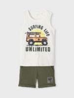 Name it Παιδικό Σορτς για Αγόρι Άσπρο 13202899_3961501