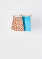 Mayoral Παιδικό Σετ 2 παντελόνια κοντά για κορίτσι Τυρκουάζ 22-03280-087