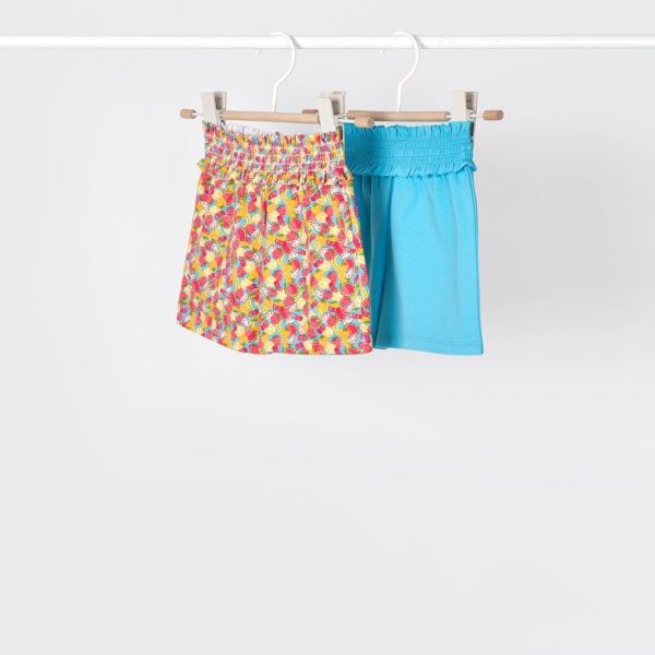 Mayoral Παιδικό Σετ 2 παντελόνια κοντά για κορίτσι Τυρκουάζ 22-03280-087