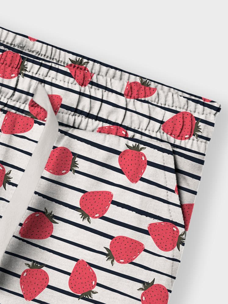 NAME-IT_SpringSummer_3961786_13203009_3 Name it Παιδικό Σορτς για Κορίτσι Άσπρο- Κόκκινο 13203009 - Image 1