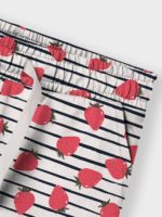 Name it Παιδικό Σορτς για Κορίτσι Άσπρο- Κόκκινο 13203009 - Image 2