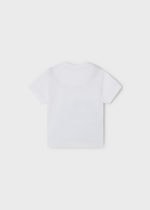 Mayoral Βρεφική Mπλούζα για Αγόρι Λευκή  22-01010-087 - Image 2