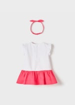 Mayoral Βρεφικό Φόρεμα Φούξια για Κορίτσι  22-01912-047 - Image 2