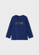 Mayoral Παιδικό Μπλουζάκι μακρυμανικο για Αγόρι Κοβάλτιο 12-00173-050