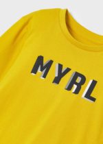 Mayoral Παιδικό Μπλουζάκι μακρυμανικο για Αγόρι Χρυσαφί  12-00173-053 - Image 3