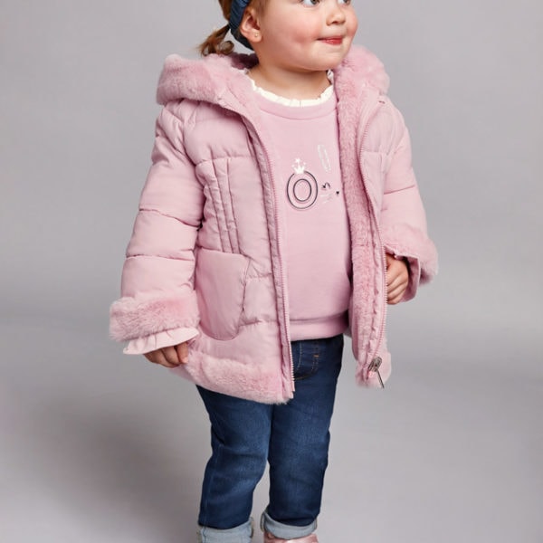 Mayoral Βρεφικό Παντελόνι μακρύ για Κορίτσι Τζιν σκούρο 12-00576-044