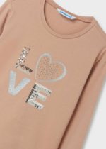 Mayoral Παιδικό Μπλουζάκι μακρυμάνικο για Κορίτσι Ροζ 12-00830-014 - Image 3