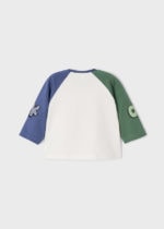 Mayoral Βρεφικά Μπλουζάκια μακρυμάνικα για Αγόρι Μπλε 12-02088-033 - Image 3