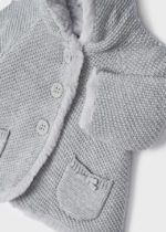 Mayoral Βρεφική Ζακέτα για Κορίτσι Γκρι 12-02395-037 - Image 3