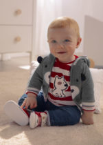 Mayoral Βρεφική Ζακέτα για Αγόρι Γκρι 12-02409-011