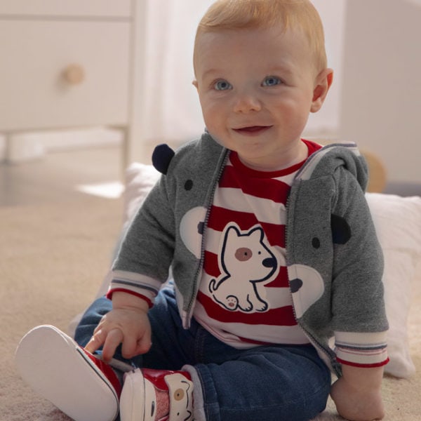 Mayoral Βρεφική Ζακέτα για Αγόρι Γκρι 12-02409-011
