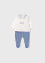 Mayoral Βρεφικό Σετ για Αγόρι Μπλε πάγου 12-02511-050