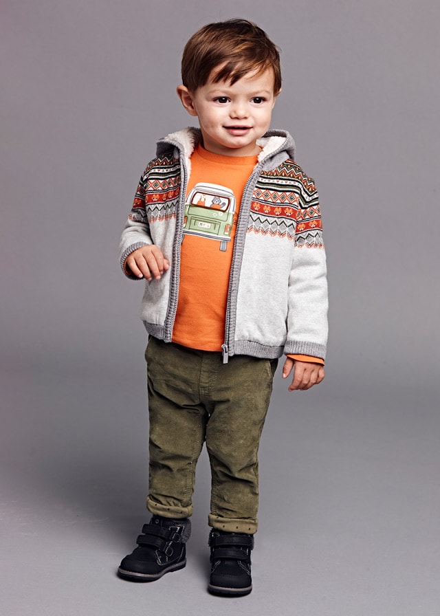 12-02532-011-L-3 Mayoral Βρεφικό Παντελόνι μακρυ για Αγόρι Πράσινο 12-02532-011 - Image 1