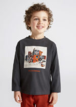 Mayoral Παιδικό Μπλούζακι μακρυμάνικο για Αγόρι Γκρι 12-04011-055