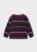 Mayoral Παιδική Μπλούζα Πόλο μακρυμάνικο για Αγόρι Δαμασκηνί 12-04180-088 - Image 3