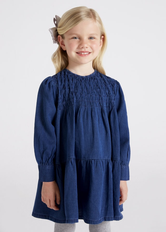 12-04964-005-L-2 Mayoral Παιδικό Φόρεμα για Κορίτσι Τζιν 12-04964-005 - Image 1