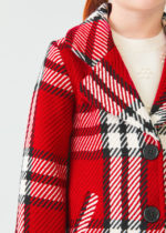 Abel & Lula Παιδικό Παλτο καρο για Κορίτσι Κόκκινο 12-05828-042 - Image 3