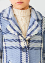 Abel & Lula Παιδικό Παλτο καρο για Κορίτσι Μπλε 12-05828-043 - Image 4