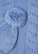 Abel & Lula Παιδικό Σετ σκουφος κασκολ διατρητο για Κορίτσι Μπλε 12-05945-019 - Image 3