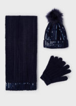 Abel & Lula Παιδικό Σετ σκουφος κασκολ πουλιες για Κορίτσι Ναυτικό Μπλε 12-05946-083 - Image 2