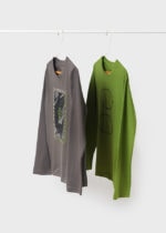 Mayoral Παιδικό Σετ 2 μπλούζες μακρυμάνικες  για Αγόρι Γκρι 12-07014-084 - Image 3