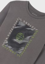 Mayoral Παιδικό Σετ 2 μπλούζες μακρυμάνικες  για Αγόρι Γκρι 12-07014-084 - Image 6