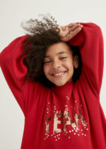 Mayoral Παιδικό Φουτερ για Κορίτσι Κόκκινο  12-07471-077