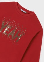 Mayoral Παιδικό Φουτερ για Κορίτσι Κόκκινο  12-07471-077 - Image 4