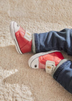 Mayoral Βρεφικά Παπούτσια για Αγόρι Λευκό Κόκκινο 12-09564-050