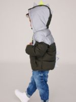 Name it Παιδικό Mπουφάν για Αγόρι Χακί 13205248