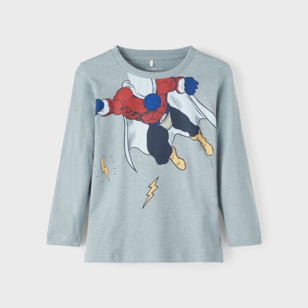 Name it Παιδική Μπλούζα για Αγόρι Γκρι 13205923