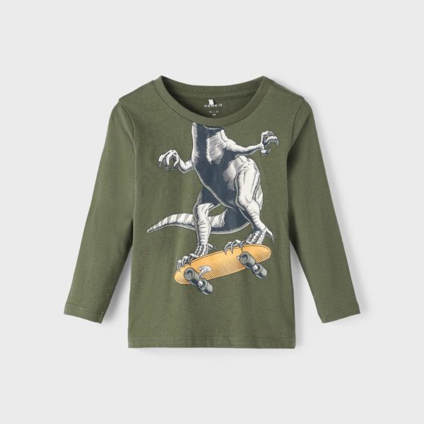 Name it Παιδική Μπλούζα για Αγόρι Γκρι 13205923_2