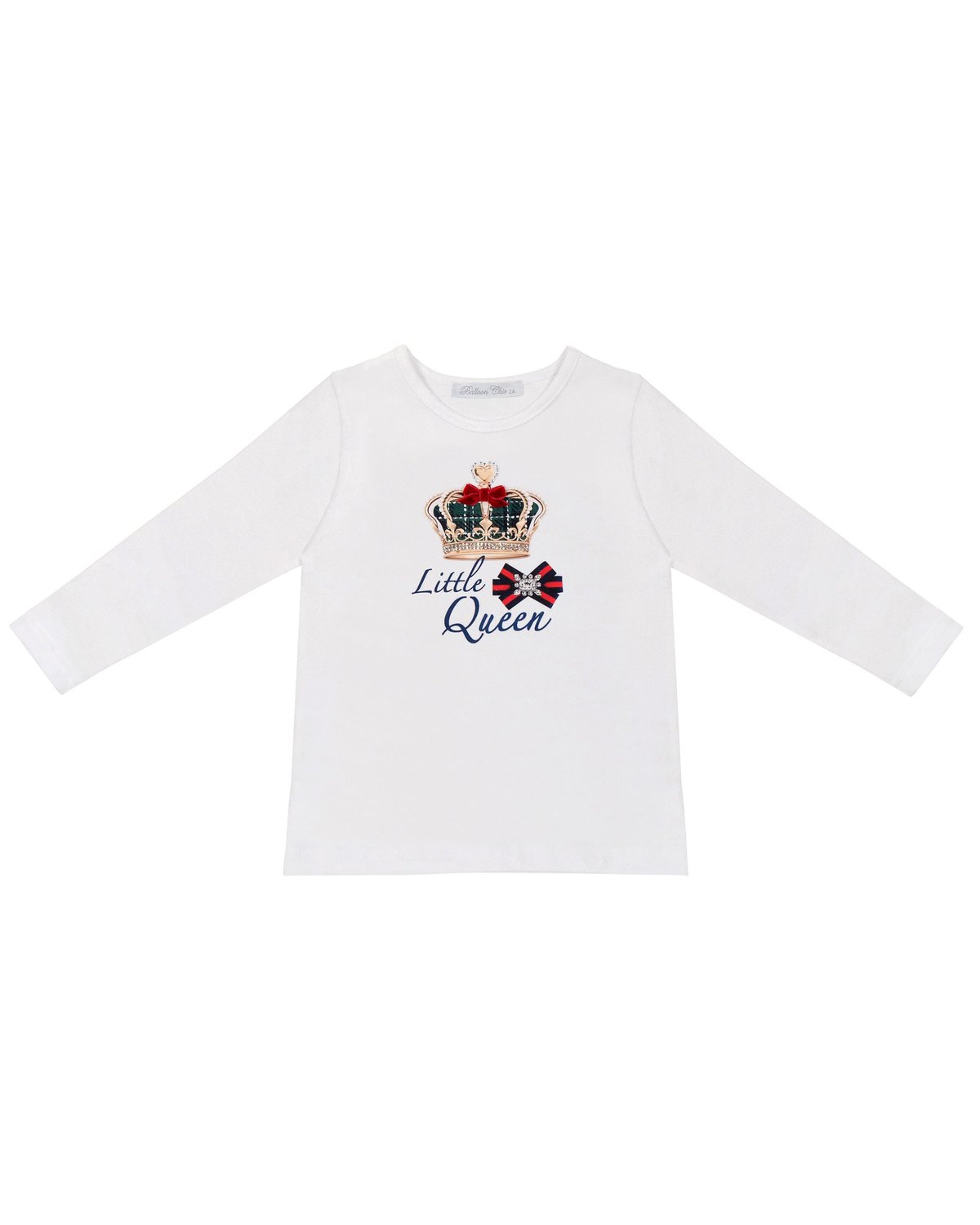 531 Balloon Chic Παιδικό Μπλούζα για Κορίτσι Λευκό 222F0531 - Image 1