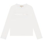 Michael Kors Παιδική Μπλούζα για Κορίτσι Άσπρο R15128-117