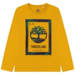 Timberland Kids Παιδική Μπλούζα Μακρυμάνικη για Αγόρι Κίτρινο T25T44-56B