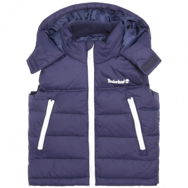 Timberland Kids Παιδικό Γιλεκομπουφάν για Αγόρι Μπλε T26574-85T