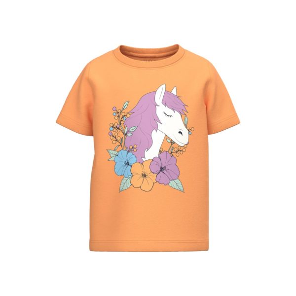 Name it Παιδική Μπλούζα για Κορίτσι Πορτοκαλί 13213347-15-1245-TCX