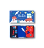 Happy Socks 3-Pack Kids Holiday Socks Gift Set ΠΑΙΔΙΚΗ ΣΥΣΚΕΥΑΣΙΑ ΔΩΡΟΥ 3 ΖΕΥΓΗ XKHDY08-0200
