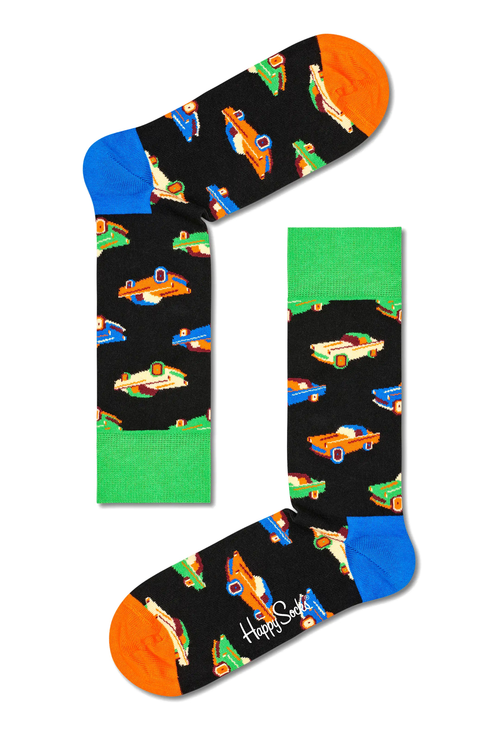car01-9300 Happy Socks Adults Car Sock ΚΑΛΤΣΑ ΚΛΑΣΙΚΗ CAR01-9300 - Image 1
