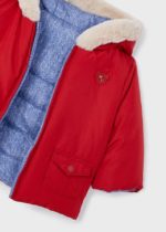 Mayoral Βρεφικό Μπουφαν Διπλής Όψεως για Αγόρι Κόκκινο 12-02401-053 - Image 4
