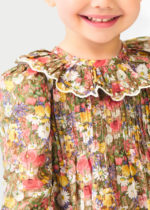 Abel & Lula Βρεφικό φόρεμα ποπλίνα σταμπωτή για Κοριτσι Φλοράλ 12-05508-004 - Image 3