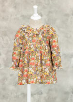 Abel & Lula Βρεφικό φόρεμα ποπλίνα σταμπωτή για Κοριτσι Φλοράλ 12-05508-004 - Image 4