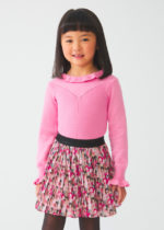 Abel & Lula Παιδική Φούστα Πλισέ σταμπωτή για Κορίτσι Ροζ 12-05517-007