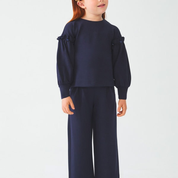 Abel & Lula Παιδικό Σετ παντελόνι μακό για Κοριτσι Μπλε 12-05752-006