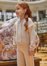 Abel & Lula Παιδικό Σετ παντελονι μακρυ πλεκτο για Κορίτσι Μπεζ 12-05753-004 - Image 2