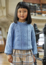 Abel & Lula Παιδικό Ζέρσεϊ διάτρητο για Κορίτσι Μπλε 12-05814-035 - Image 3