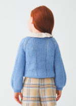 Abel & Lula Παιδικό Ζέρσεϊ διάτρητο για Κορίτσι Μπλε 12-05814-035 - Image 2